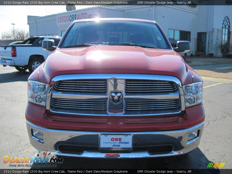 2010 Dodge Ram 1500 Big Horn Crew Cab Flame Red / Dark Slate/Medium Graystone Photo #5
