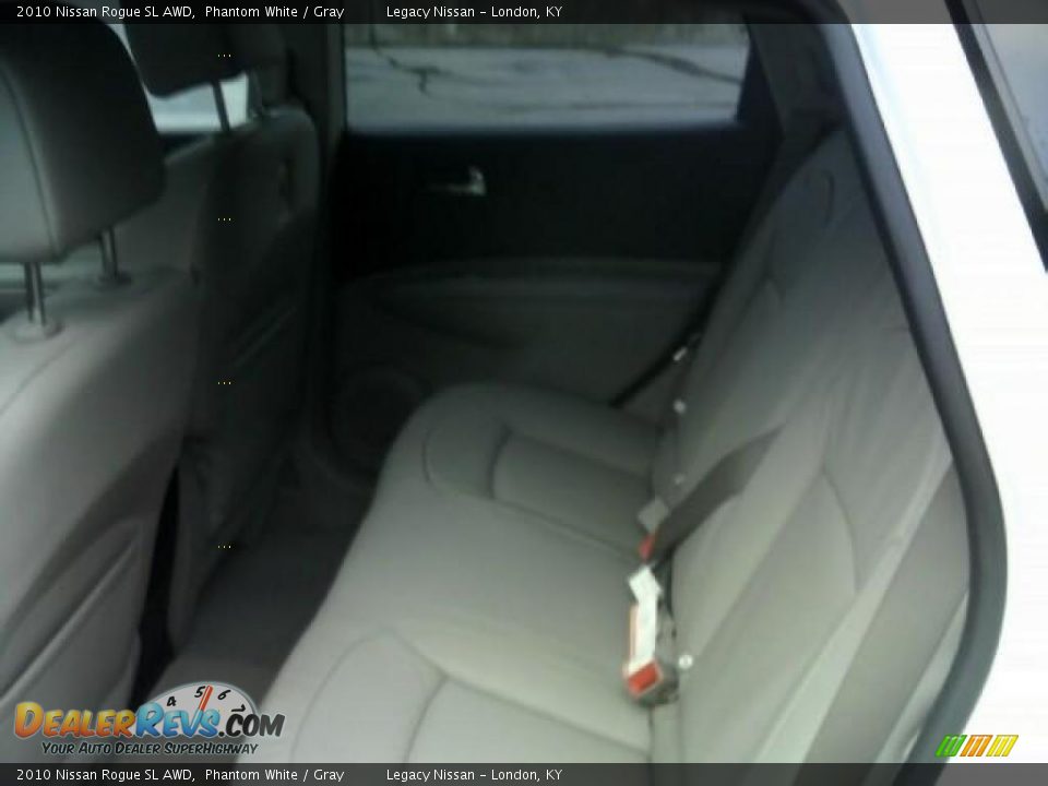 2010 Nissan Rogue SL AWD Phantom White / Gray Photo #11
