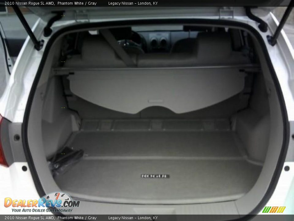2010 Nissan Rogue SL AWD Phantom White / Gray Photo #13