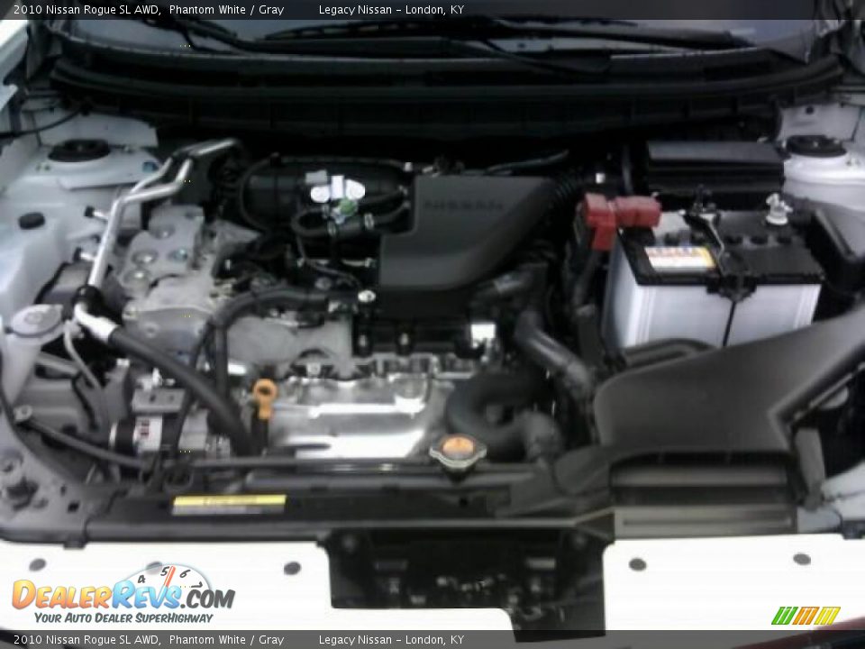 2010 Nissan Rogue SL AWD Phantom White / Gray Photo #14