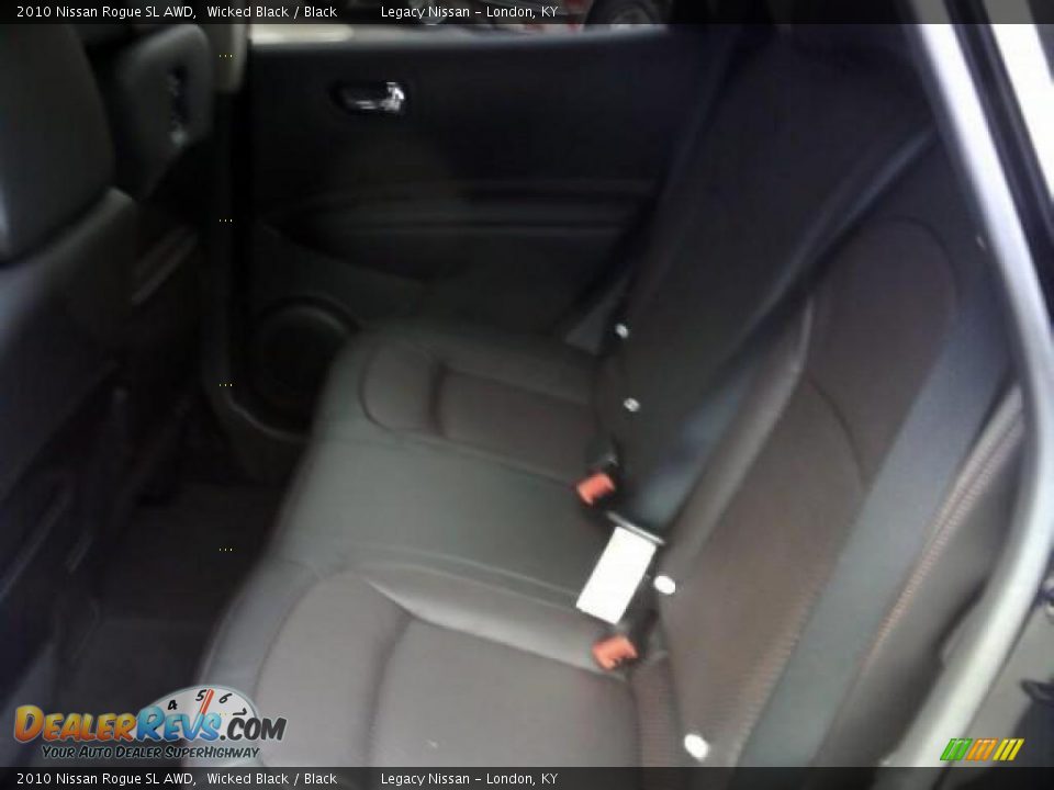 2010 Nissan Rogue SL AWD Wicked Black / Black Photo #12