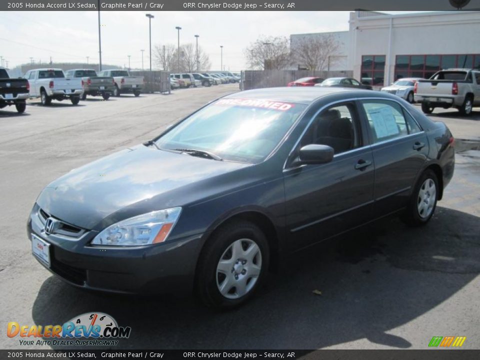 2005 Honda Accord LX Sedan Graphite Pearl / Gray Photo #1
