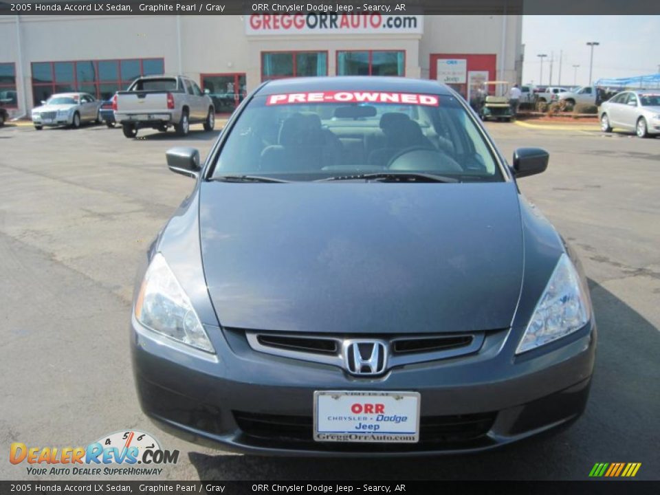 2005 Honda Accord LX Sedan Graphite Pearl / Gray Photo #2