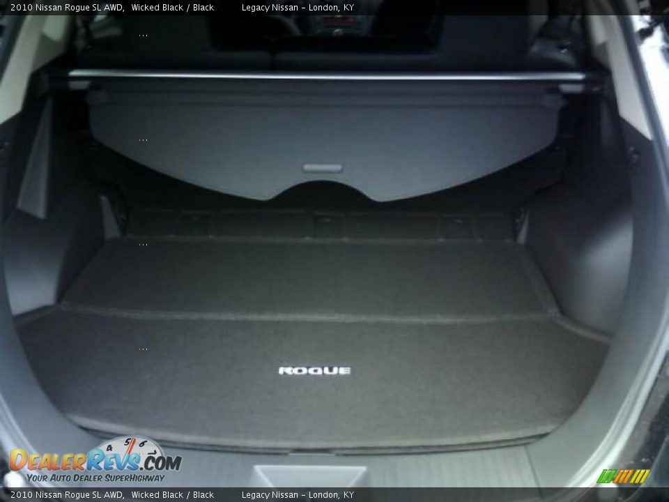 2010 Nissan Rogue SL AWD Wicked Black / Black Photo #14