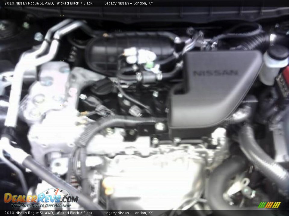 2010 Nissan Rogue SL AWD Wicked Black / Black Photo #15
