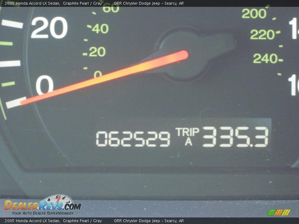 2005 Honda Accord LX Sedan Graphite Pearl / Gray Photo #4