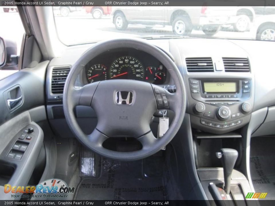 2005 Honda Accord LX Sedan Graphite Pearl / Gray Photo #7