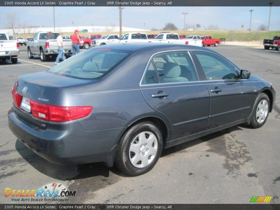 2005 Honda Accord LX Sedan Graphite Pearl / Gray Photo #11