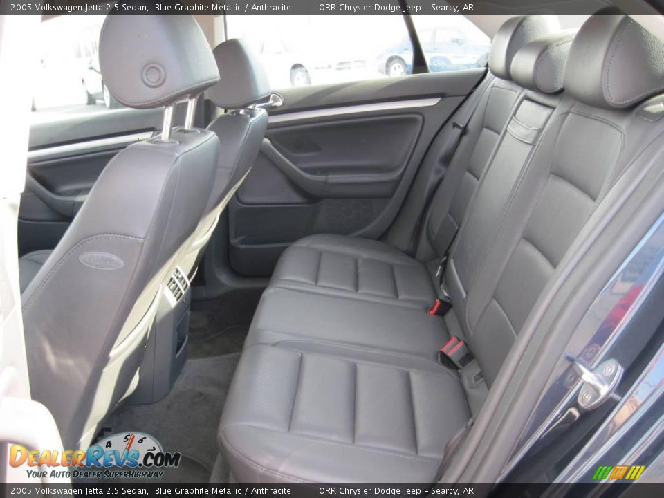 2005 Volkswagen Jetta 2.5 Sedan Blue Graphite Metallic / Anthracite Photo #10