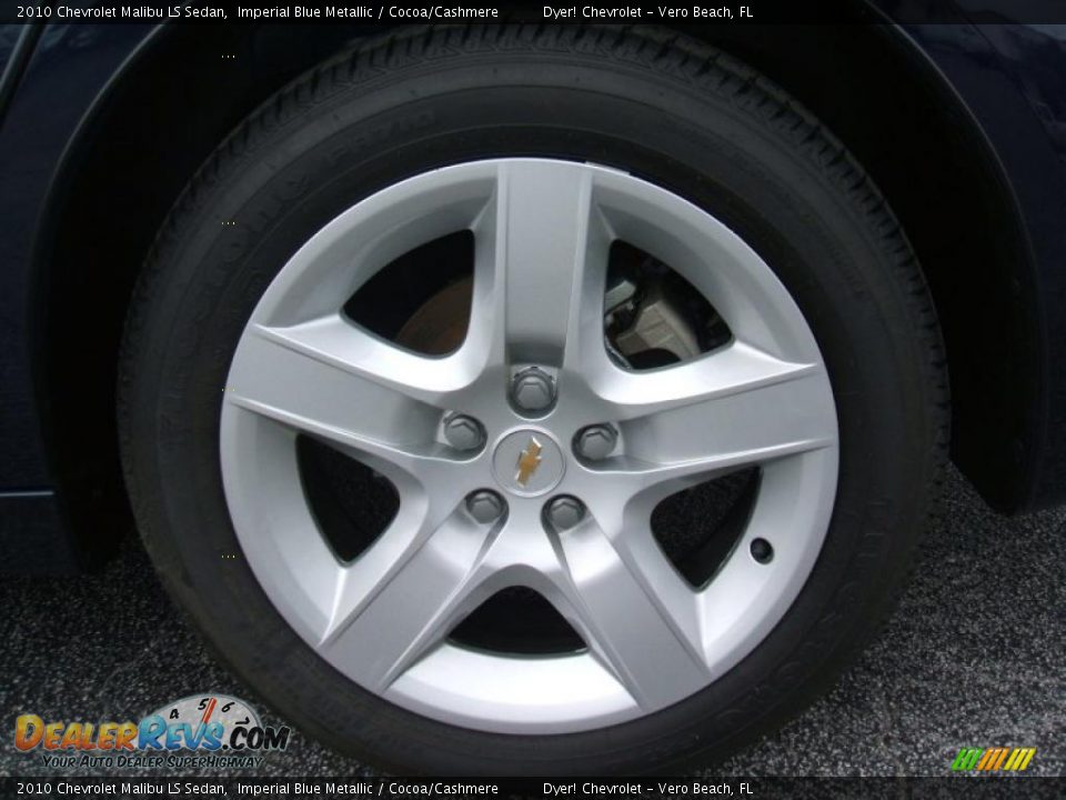 2010 Chevrolet Malibu LS Sedan Imperial Blue Metallic / Cocoa/Cashmere Photo #7