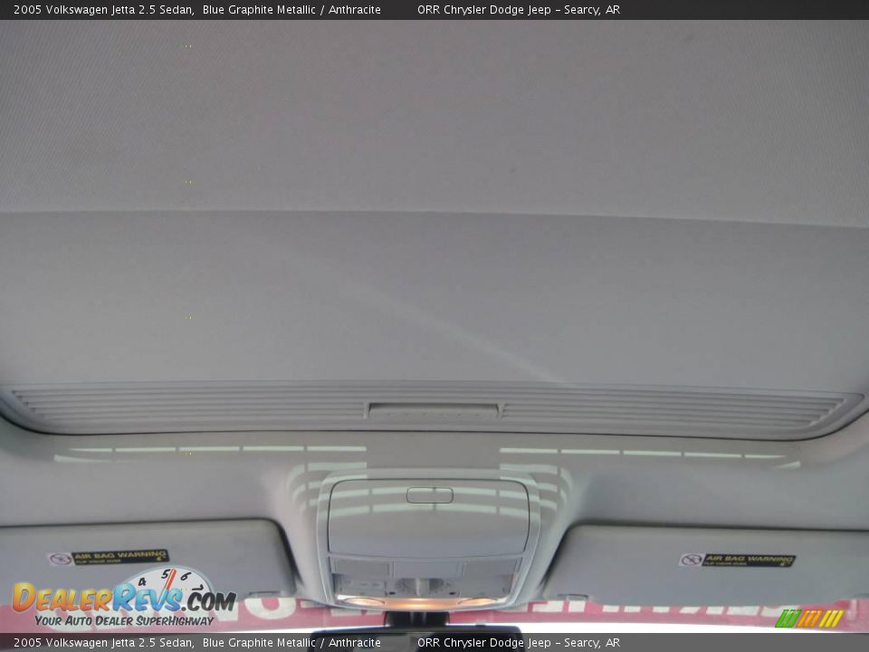2005 Volkswagen Jetta 2.5 Sedan Blue Graphite Metallic / Anthracite Photo #14