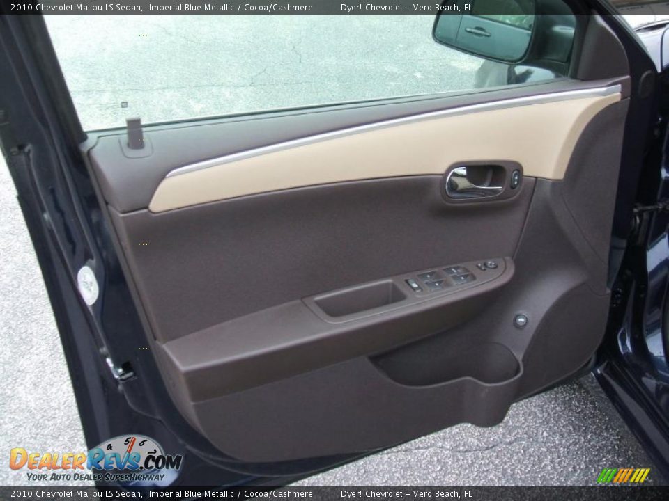 2010 Chevrolet Malibu LS Sedan Imperial Blue Metallic / Cocoa/Cashmere Photo #8