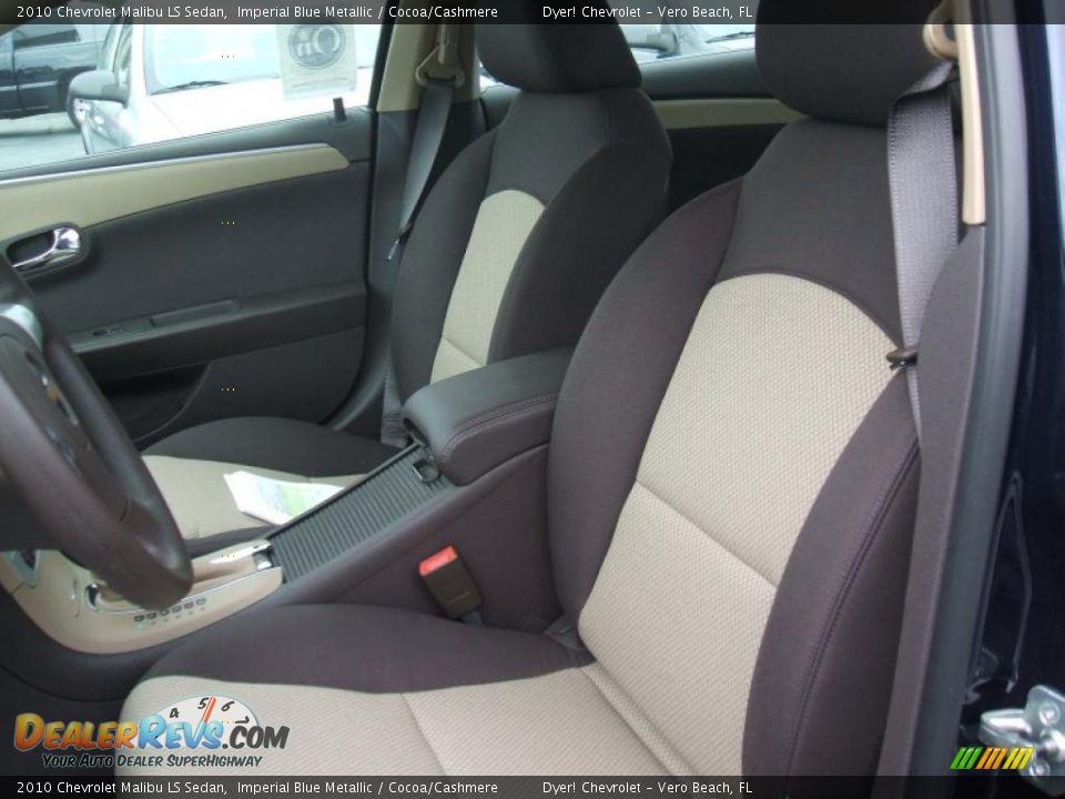 2010 Chevrolet Malibu LS Sedan Imperial Blue Metallic / Cocoa/Cashmere Photo #9