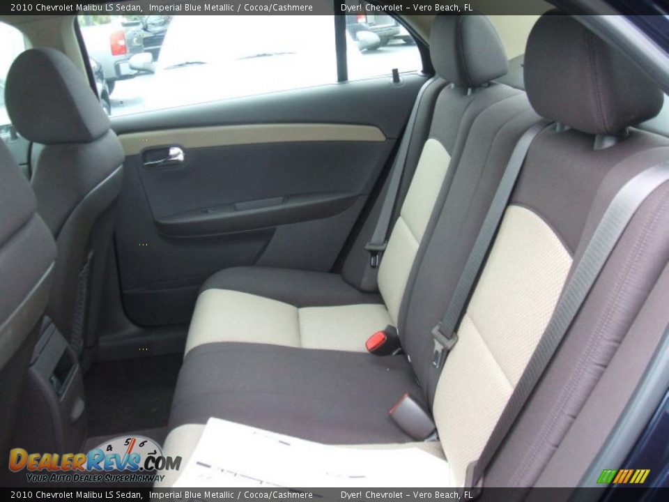 2010 Chevrolet Malibu LS Sedan Imperial Blue Metallic / Cocoa/Cashmere Photo #10