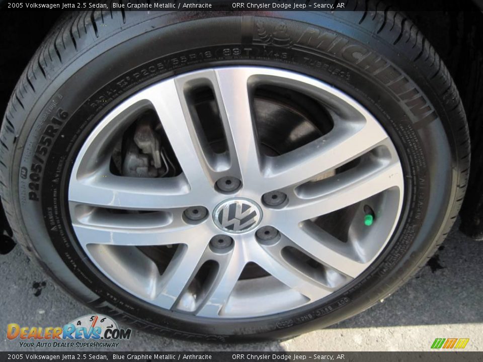 2005 Volkswagen Jetta 2.5 Sedan Blue Graphite Metallic / Anthracite Photo #18