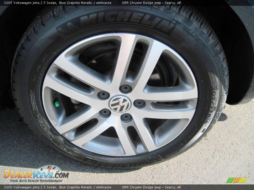 2005 Volkswagen Jetta 2.5 Sedan Blue Graphite Metallic / Anthracite Photo #19