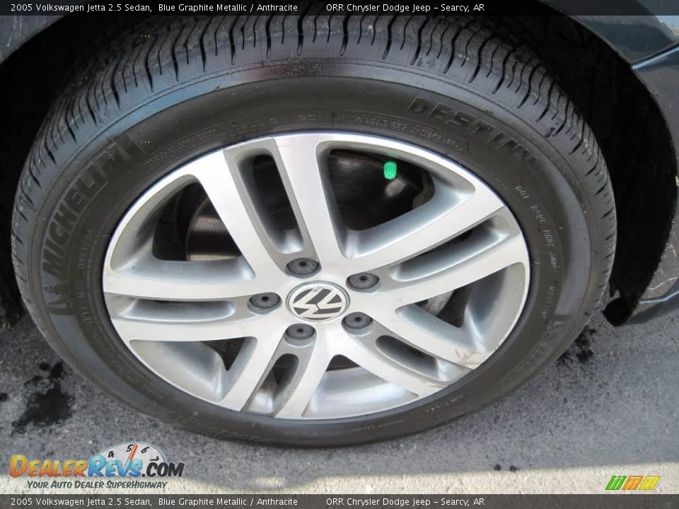 2005 Volkswagen Jetta 2.5 Sedan Blue Graphite Metallic / Anthracite Photo #20