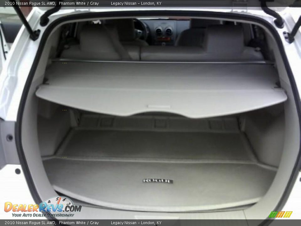 2010 Nissan Rogue SL AWD Phantom White / Gray Photo #13