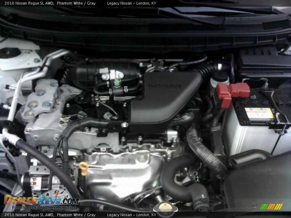 2010 Nissan Rogue SL AWD Phantom White / Gray Photo #14