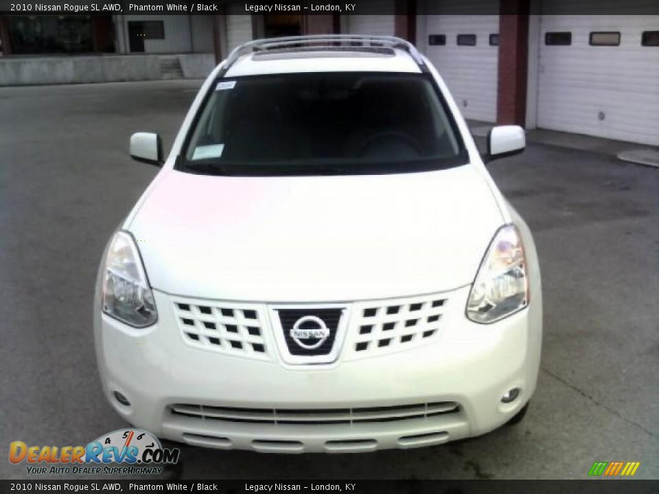 2010 Nissan Rogue SL AWD Phantom White / Black Photo #2