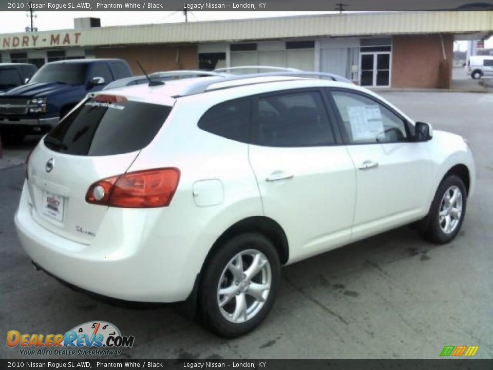 2010 Nissan Rogue SL AWD Phantom White / Black Photo #5