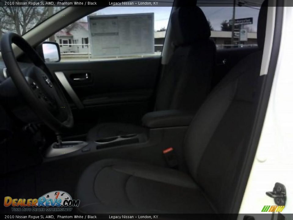 2010 Nissan Rogue SL AWD Phantom White / Black Photo #10