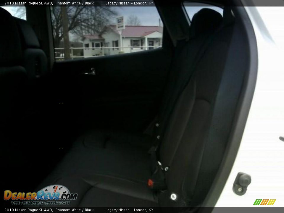 2010 Nissan Rogue SL AWD Phantom White / Black Photo #11