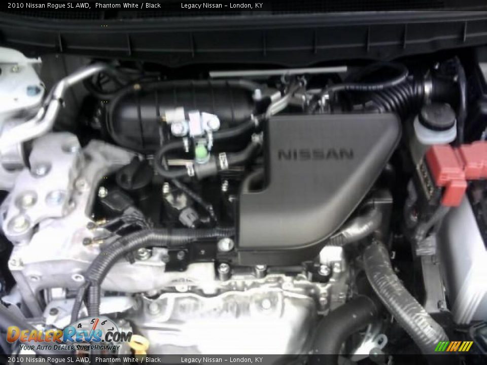 2010 Nissan Rogue SL AWD Phantom White / Black Photo #13