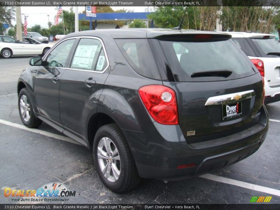 2010 Chevrolet Equinox LS Black Granite Metallic / Jet Black/Light Titanium Photo #4
