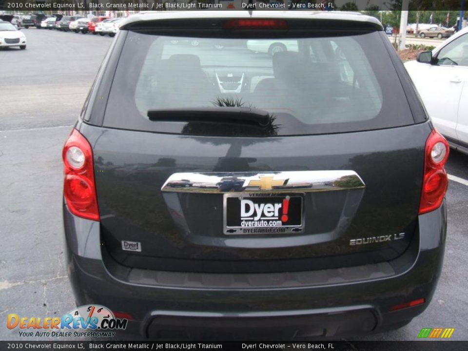 2010 Chevrolet Equinox LS Black Granite Metallic / Jet Black/Light Titanium Photo #5