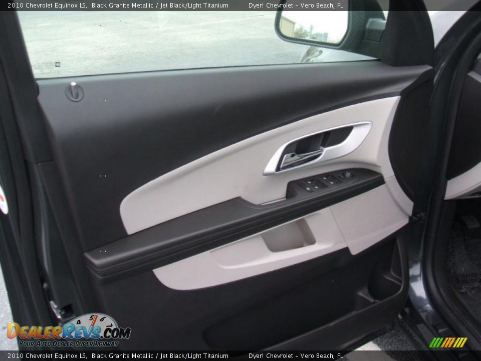 2010 Chevrolet Equinox LS Black Granite Metallic / Jet Black/Light Titanium Photo #6
