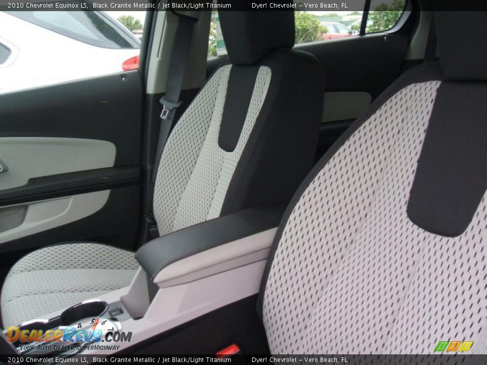 2010 Chevrolet Equinox LS Black Granite Metallic / Jet Black/Light Titanium Photo #7