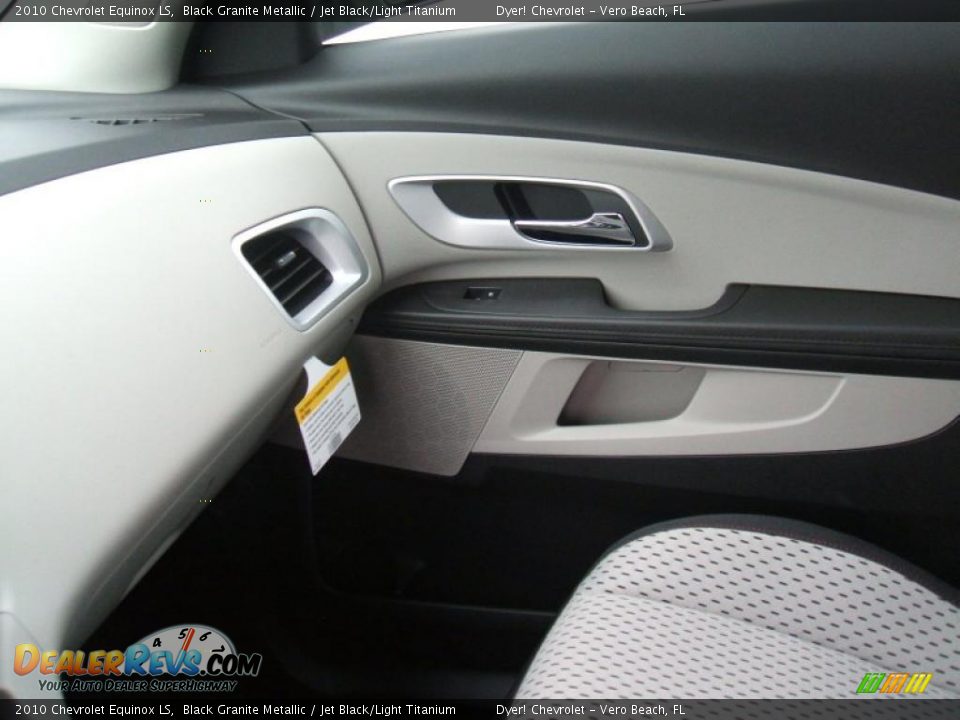 2010 Chevrolet Equinox LS Black Granite Metallic / Jet Black/Light Titanium Photo #10