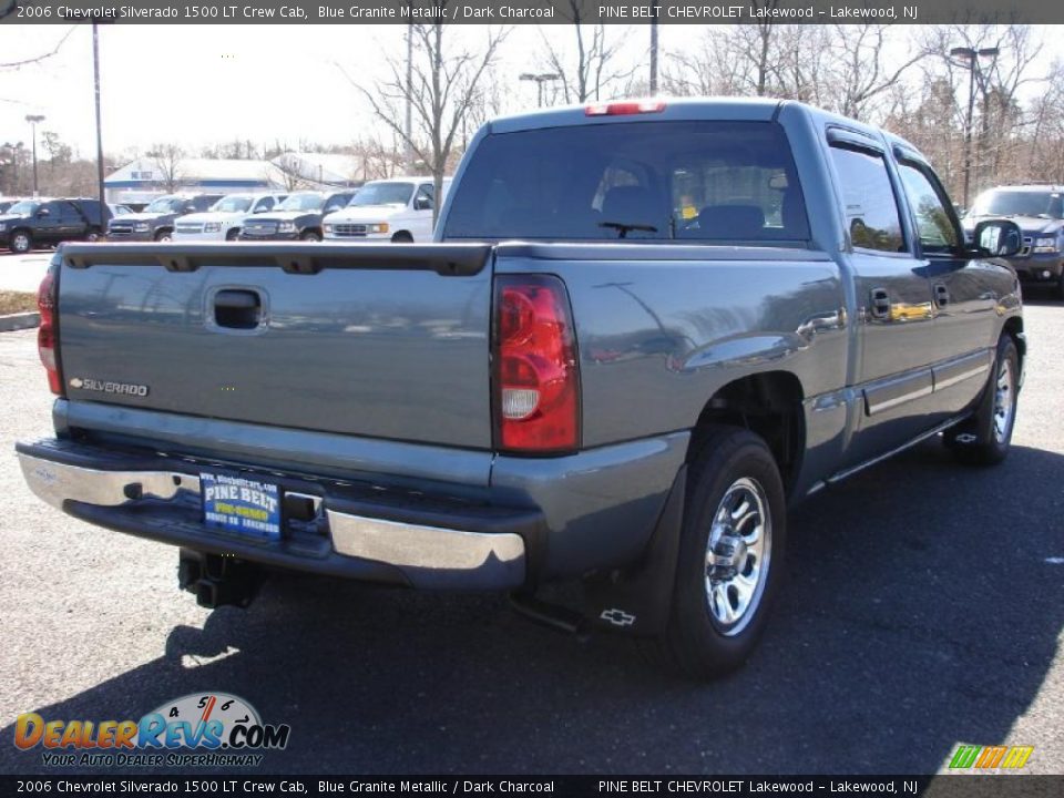 2006 Chevrolet Silverado 1500 LT Crew Cab Blue Granite Metallic / Dark Charcoal Photo #4