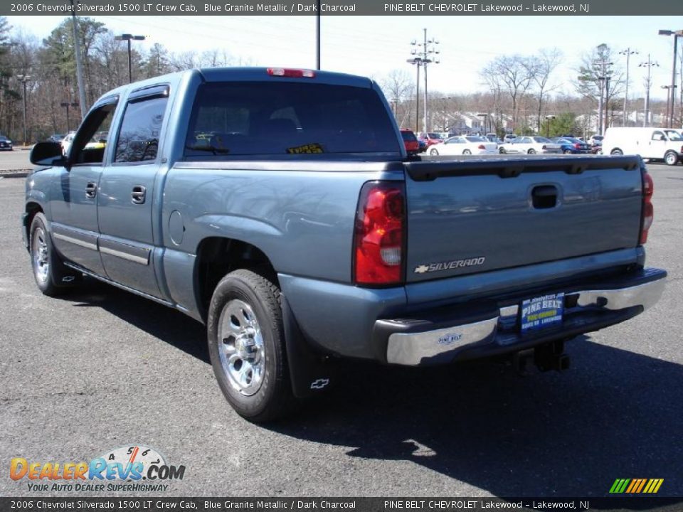 2006 Chevrolet Silverado 1500 LT Crew Cab Blue Granite Metallic / Dark Charcoal Photo #6