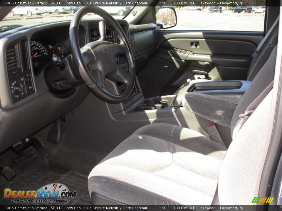 2006 Chevrolet Silverado 1500 LT Crew Cab Blue Granite Metallic / Dark Charcoal Photo #10