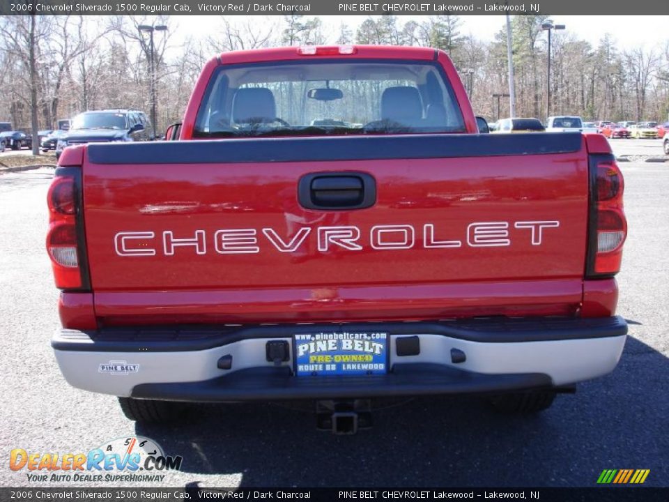 2006 Chevrolet Silverado 1500 Regular Cab Victory Red / Dark Charcoal Photo #5