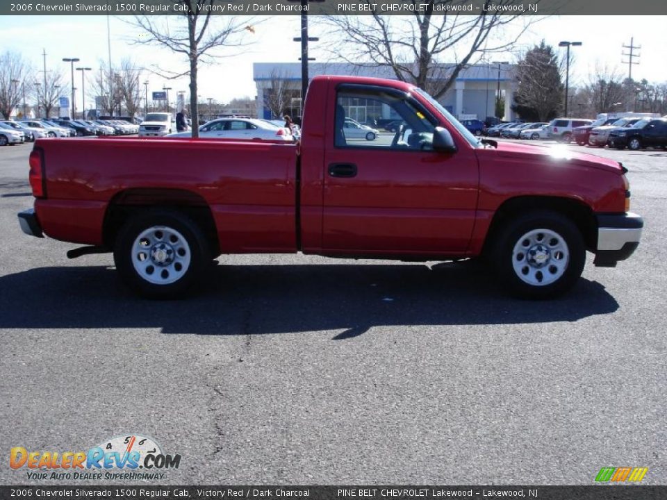 2006 Chevrolet Silverado 1500 Regular Cab Victory Red / Dark Charcoal Photo #7