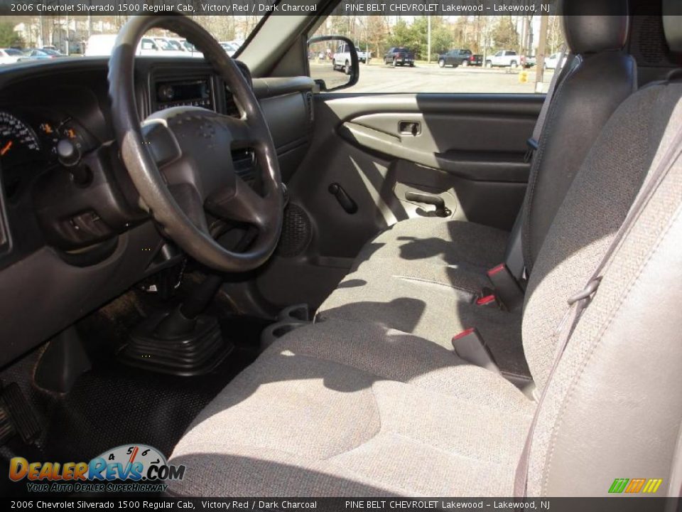2006 Chevrolet Silverado 1500 Regular Cab Victory Red / Dark Charcoal Photo #12