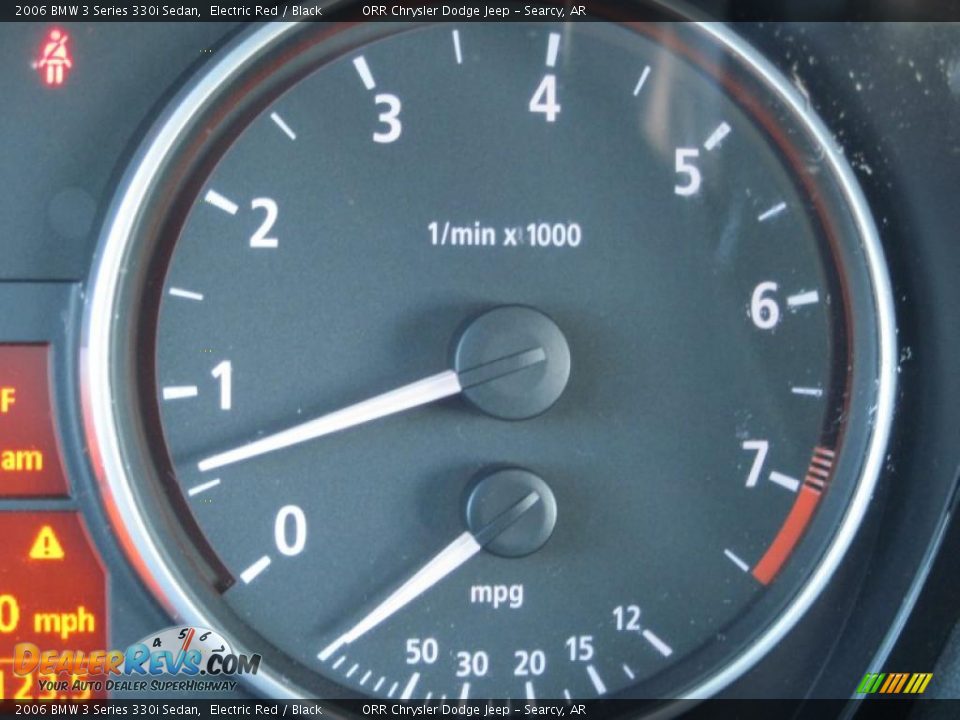 2006 BMW 3 Series 330i Sedan Electric Red / Black Photo #26