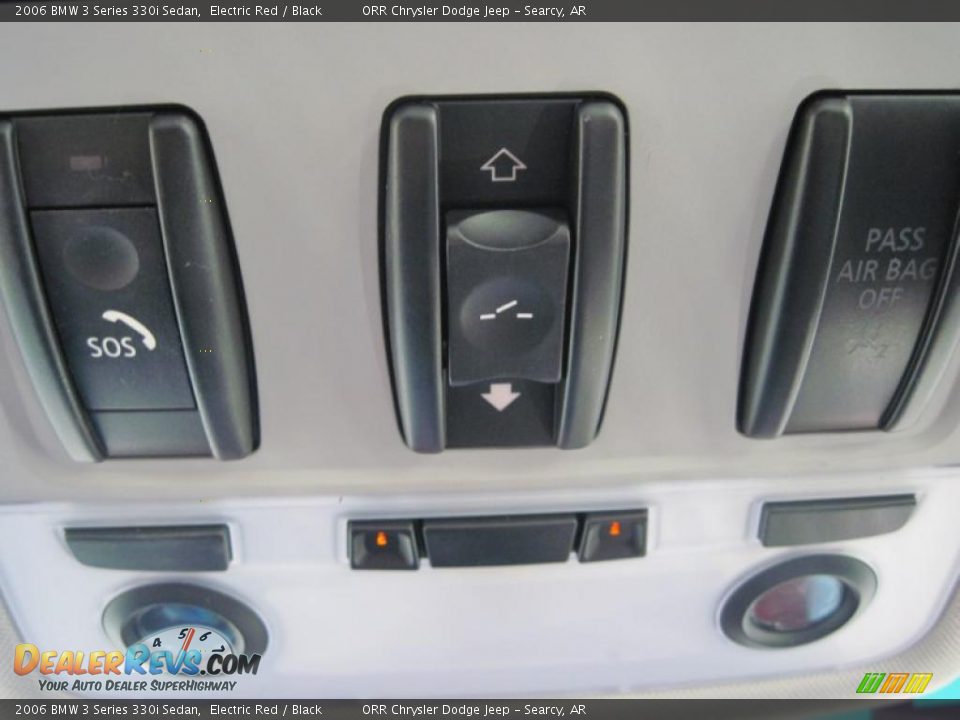 2006 BMW 3 Series 330i Sedan Electric Red / Black Photo #33