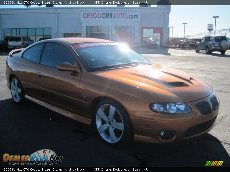 2006 Pontiac GTO Coupe Brazen Orange Metallic / Black Photo #1
