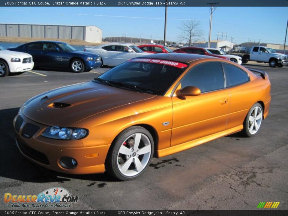 2006 Pontiac GTO Coupe Brazen Orange Metallic / Black Photo #2