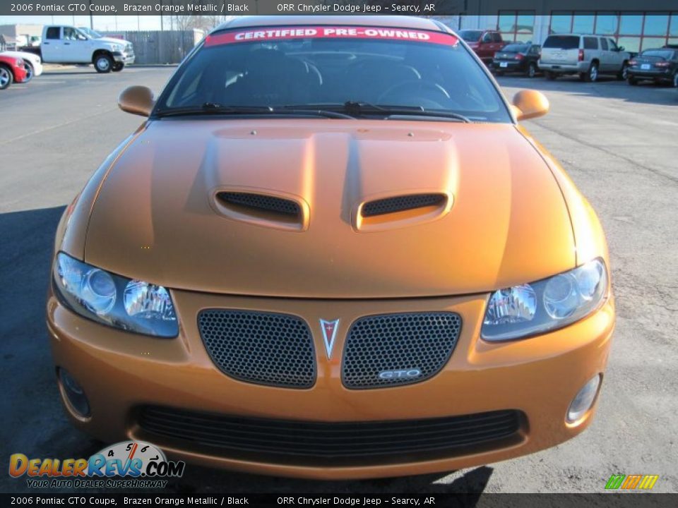 2006 Pontiac GTO Coupe Brazen Orange Metallic / Black Photo #3