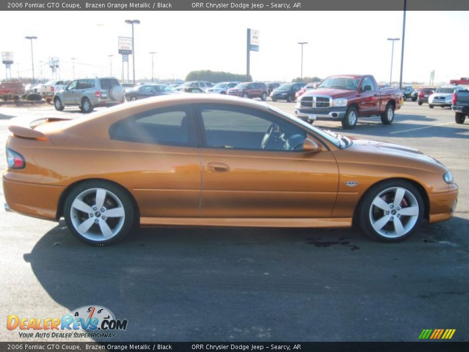 2006 Pontiac GTO Coupe Brazen Orange Metallic / Black Photo #5