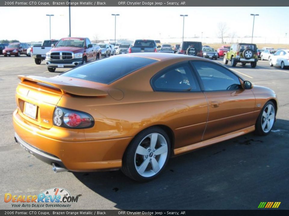 2006 Pontiac GTO Coupe Brazen Orange Metallic / Black Photo #7