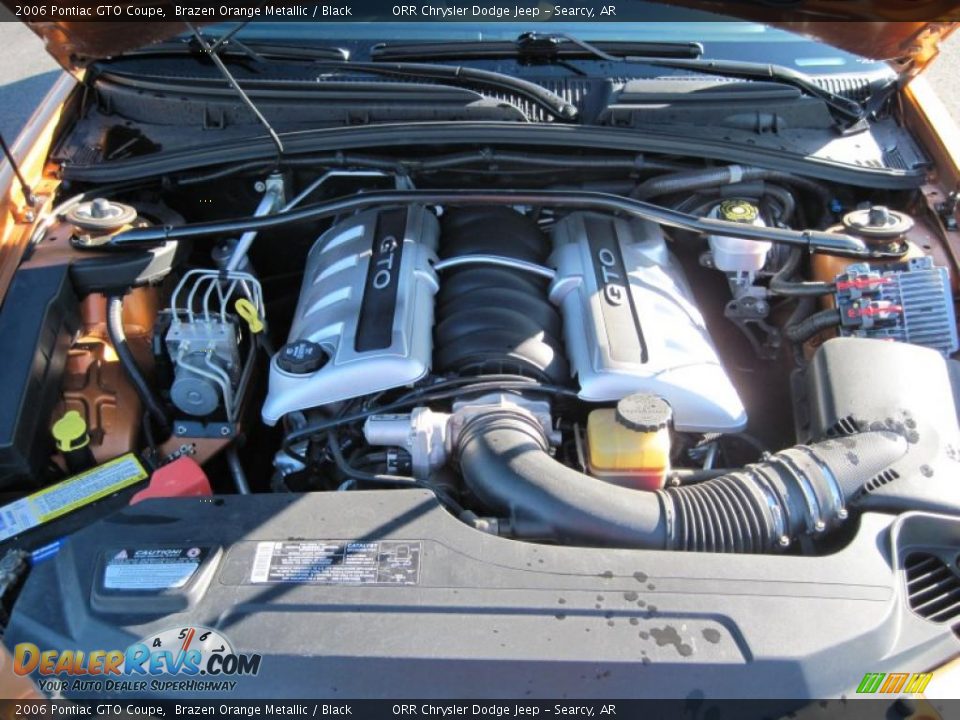 2006 Pontiac GTO Coupe Brazen Orange Metallic / Black Photo #8