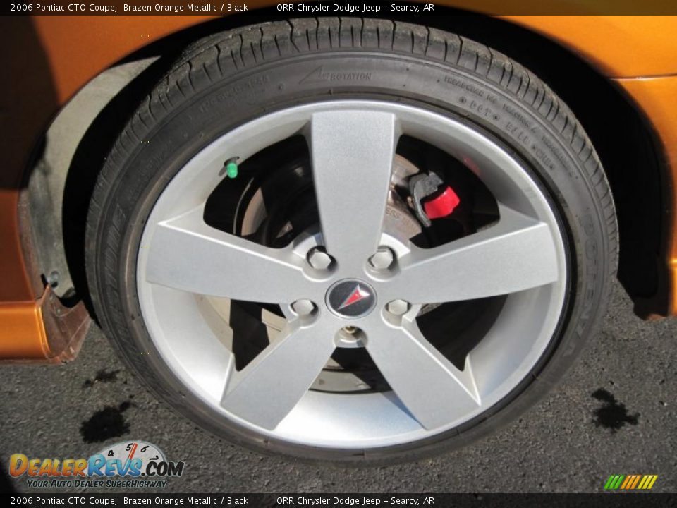 2006 Pontiac GTO Coupe Brazen Orange Metallic / Black Photo #11
