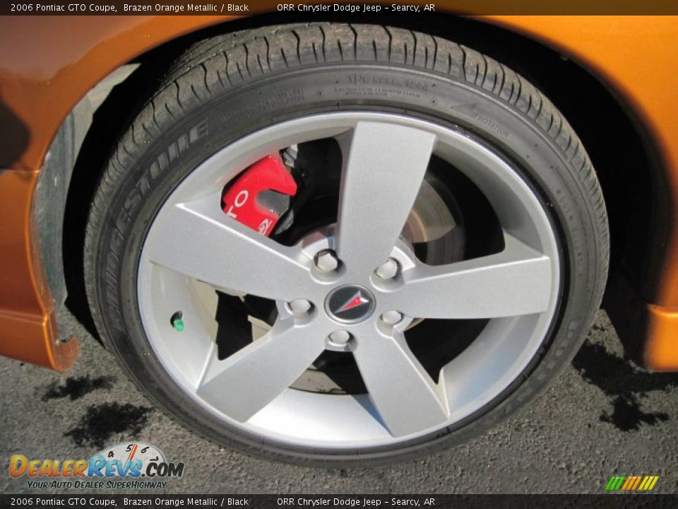 2006 Pontiac GTO Coupe Brazen Orange Metallic / Black Photo #12