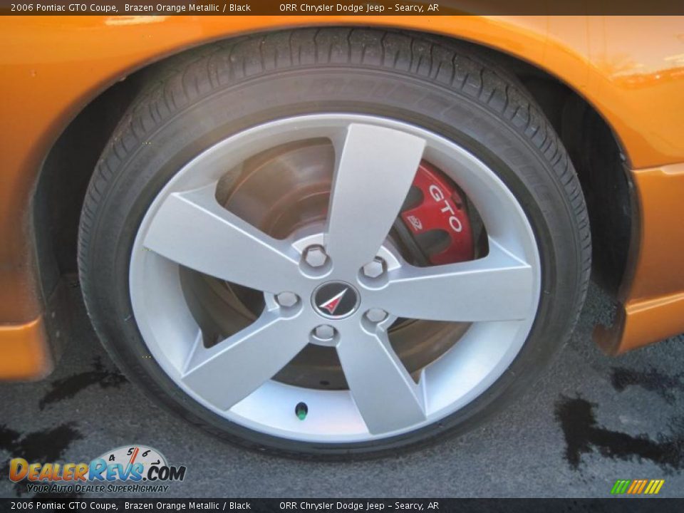2006 Pontiac GTO Coupe Brazen Orange Metallic / Black Photo #13